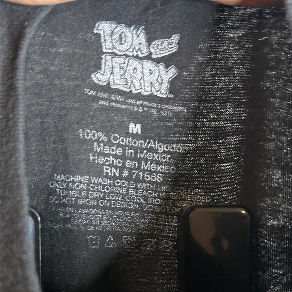 Tom and Jerry Black Cartoon Tee - Picture 2 of 7